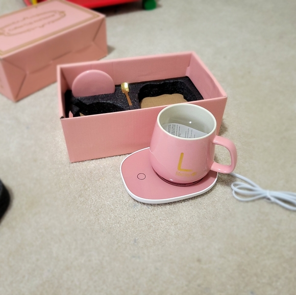 Pretty Pink Mug Warmer Gift Set - Picture 6 of 9